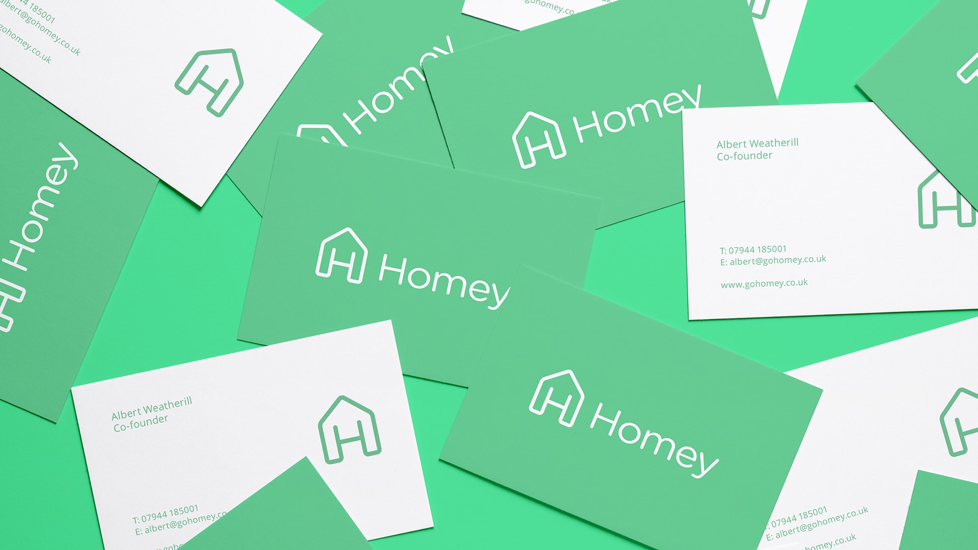 Homey business card design