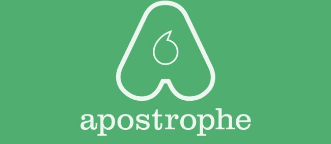apostrophe logo design