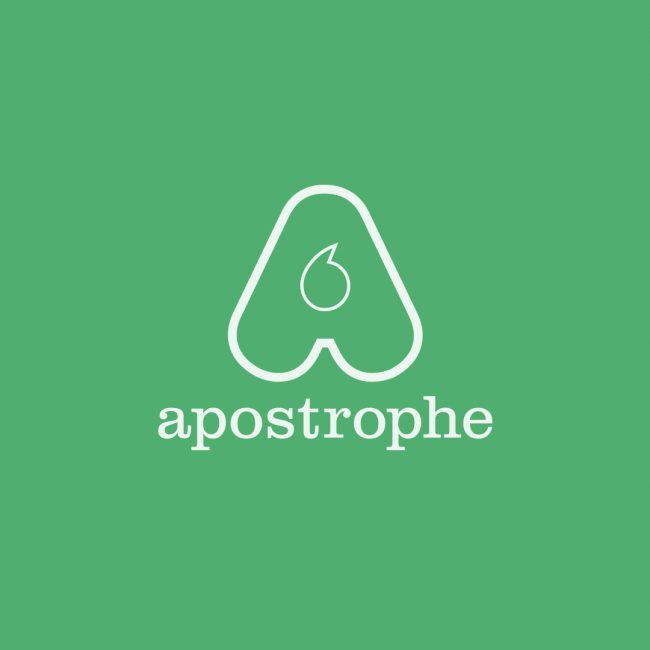 apostrophe logo design