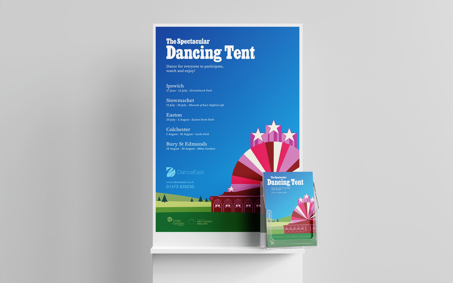 dance east festival poster design