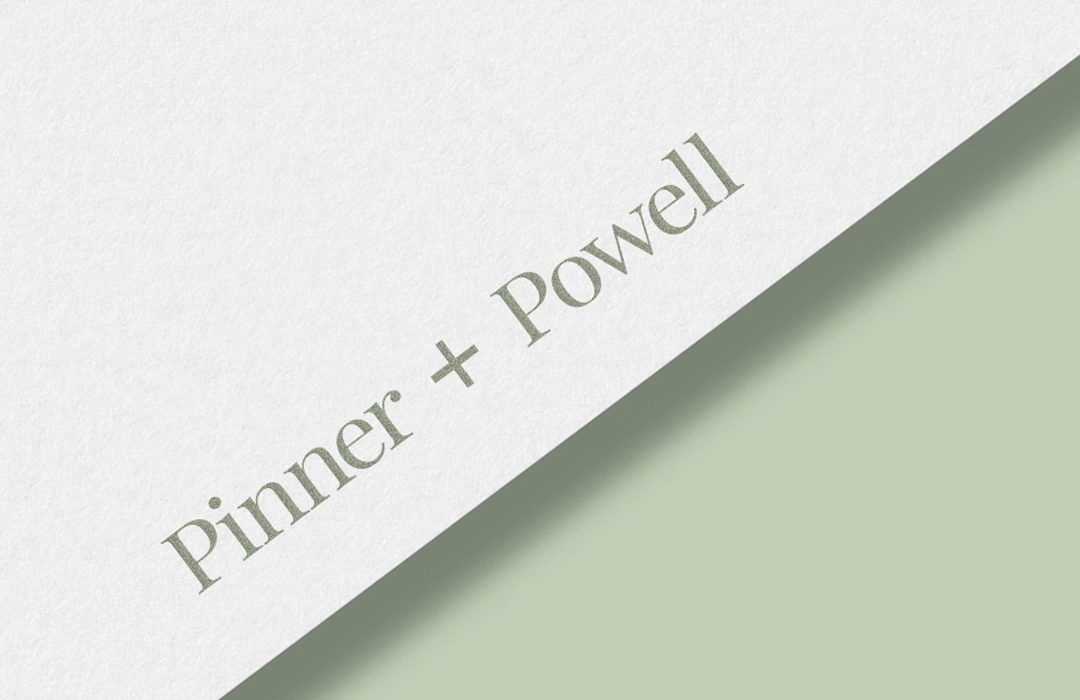 pinner powell florist branding