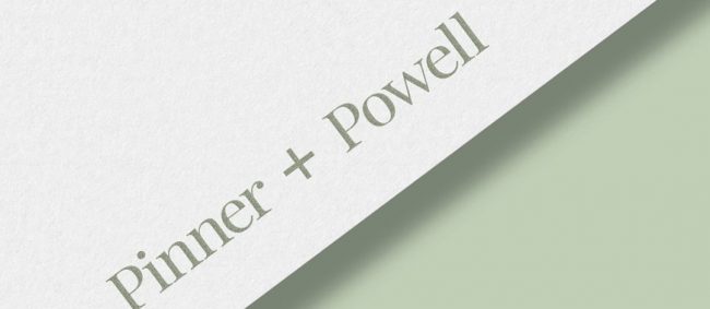 pinner powell florist branding