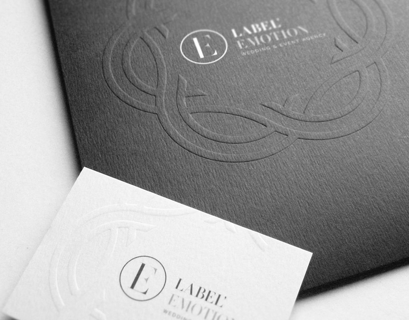 embossed brand cards print finish 