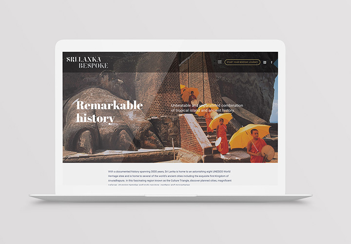 sri lanka travel website design