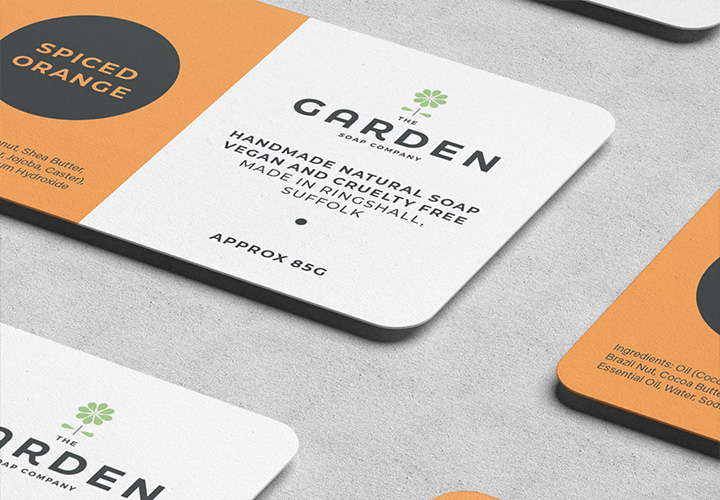 Soap brand label designs