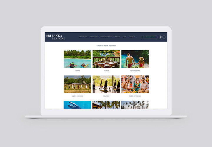 SLB Travel website design