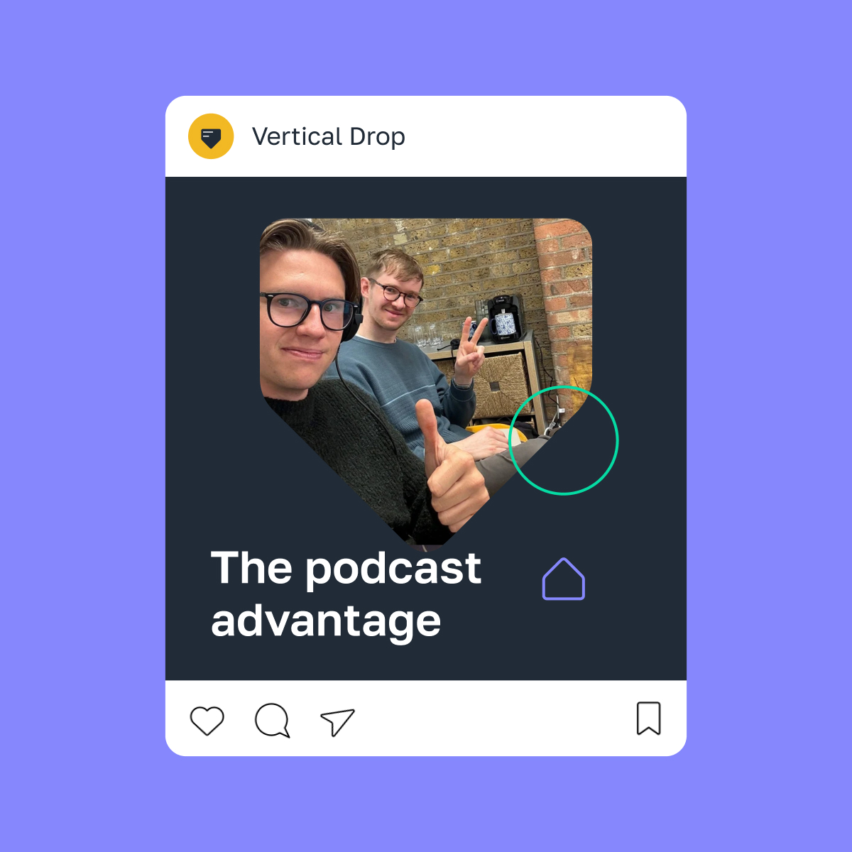 podcast cover social branding