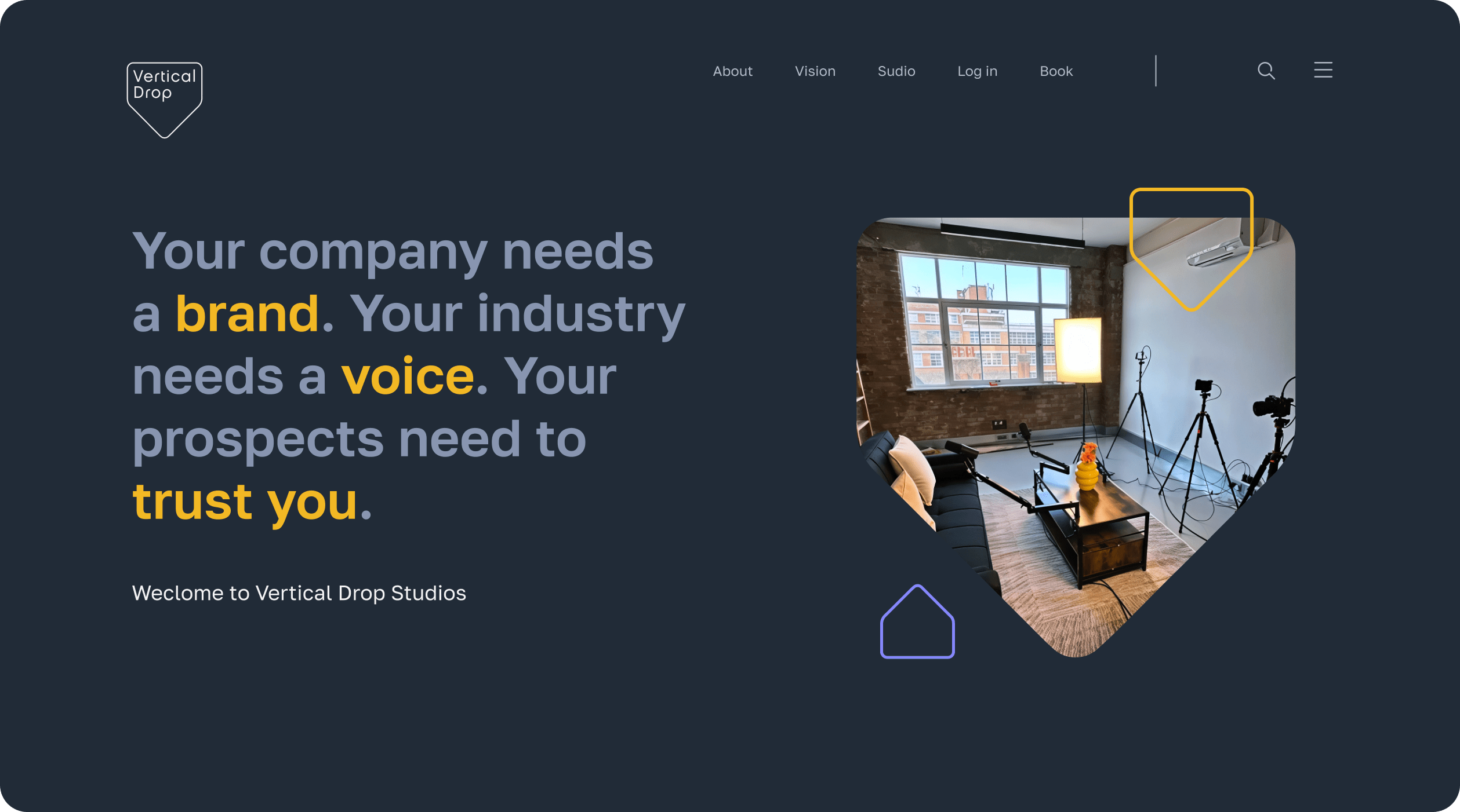 podcast website design and branding
