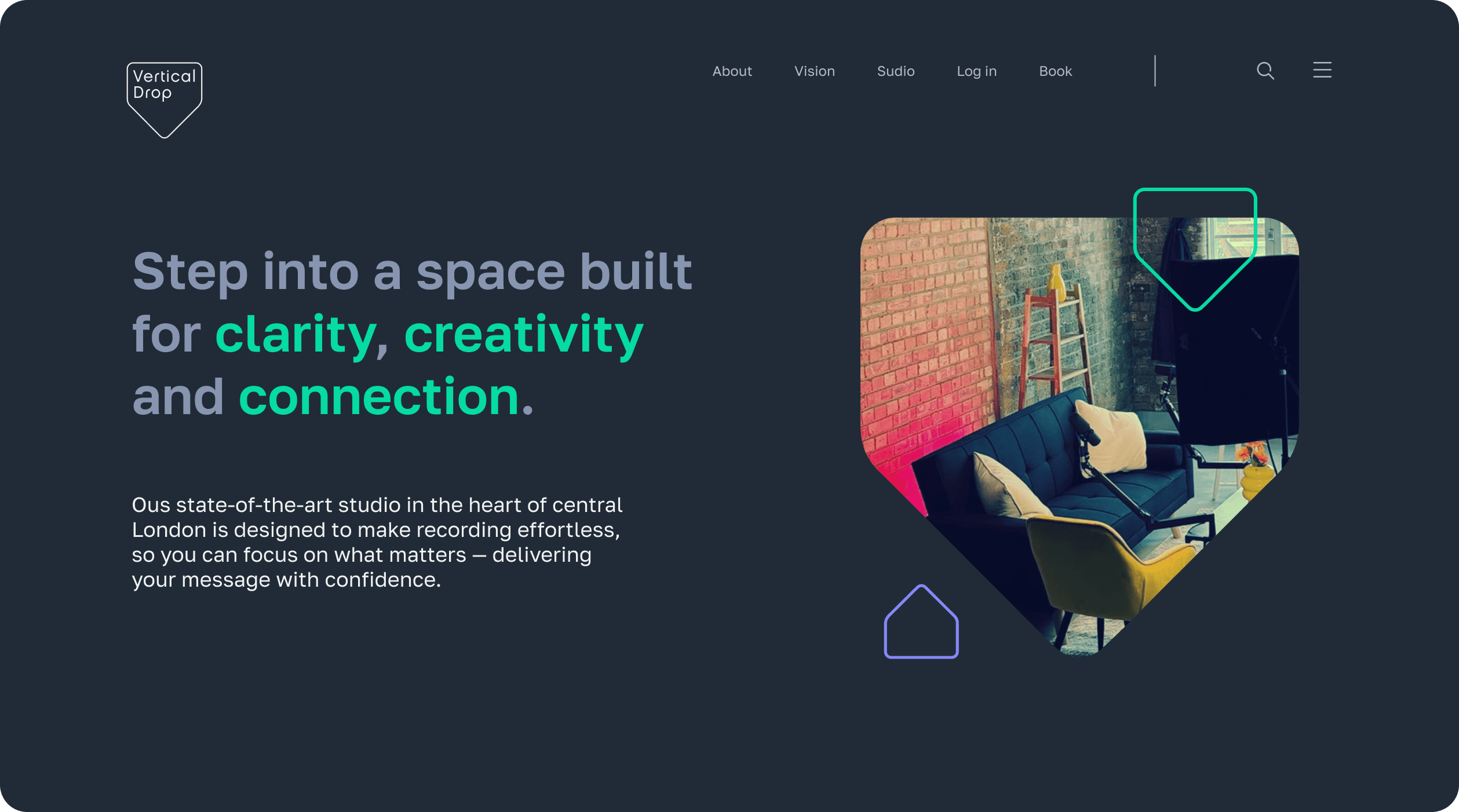 brand identity design podcast studio