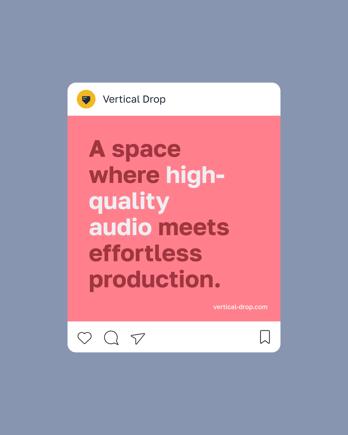 marketing design for podcast studio brand