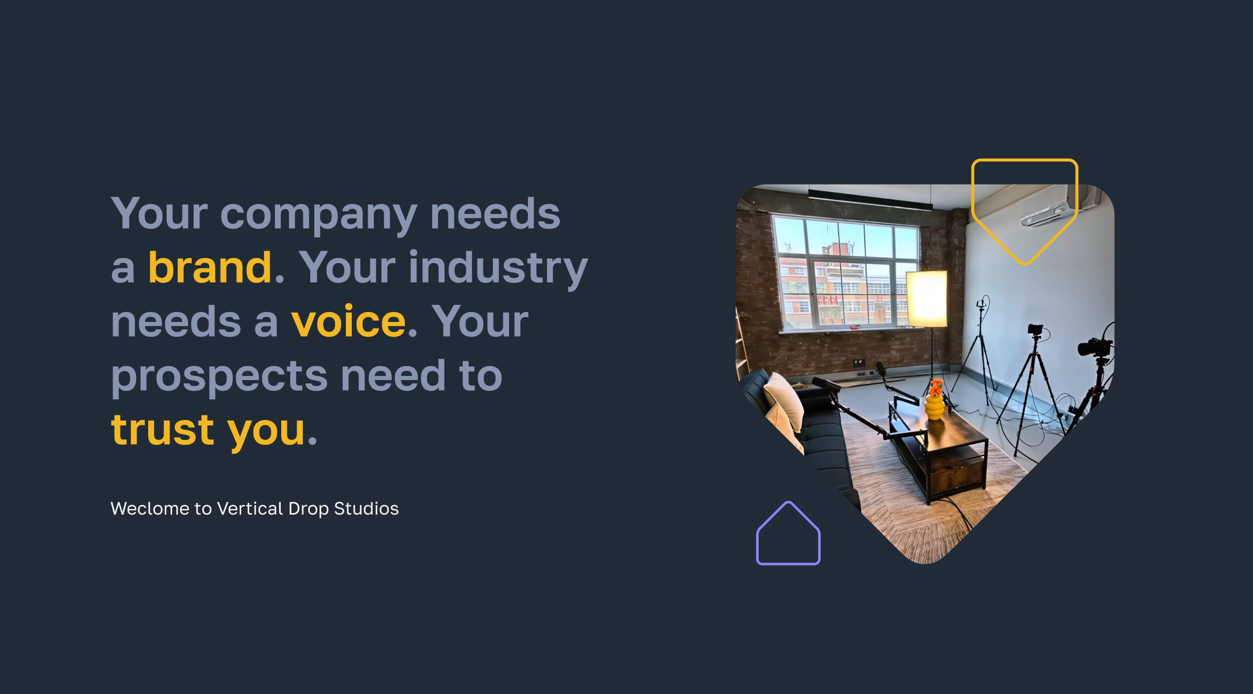 podcast studio website design London