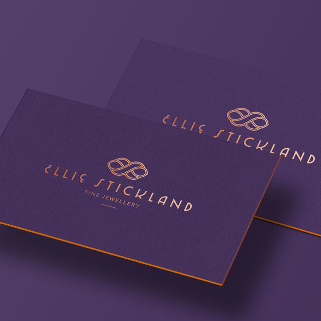 logo identity design for bespoke jewellery designer