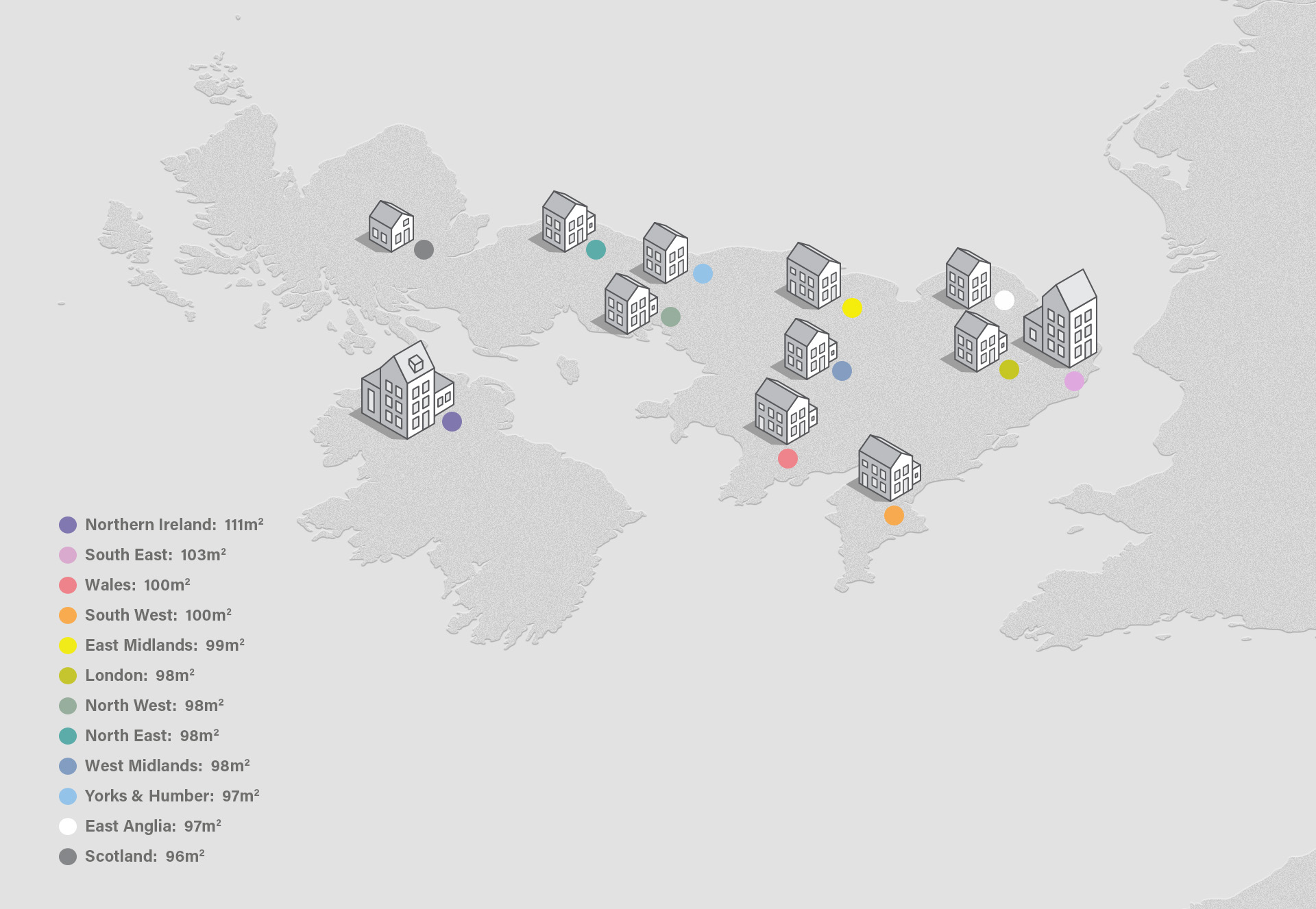 UK house size infographic